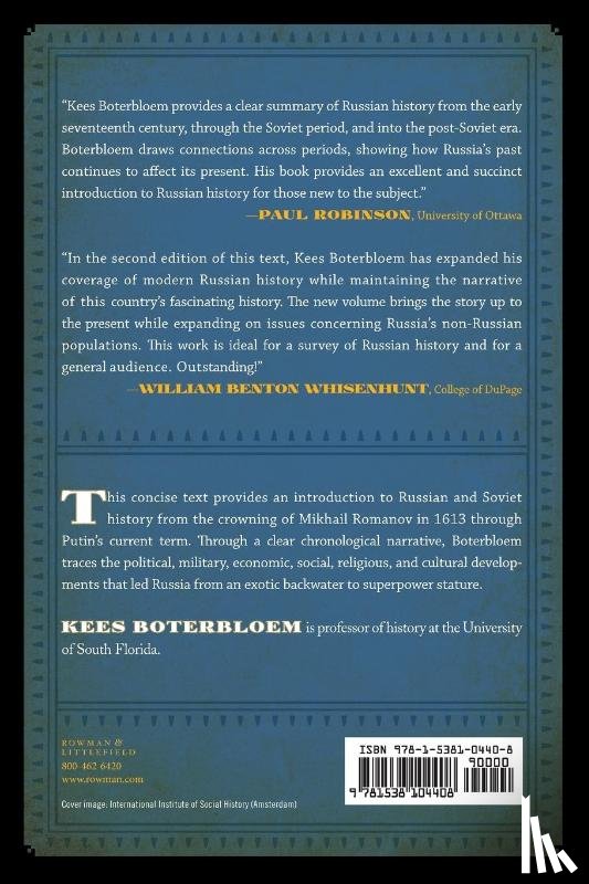 Boterbloem, Kees - A History of Russia and Its Empire