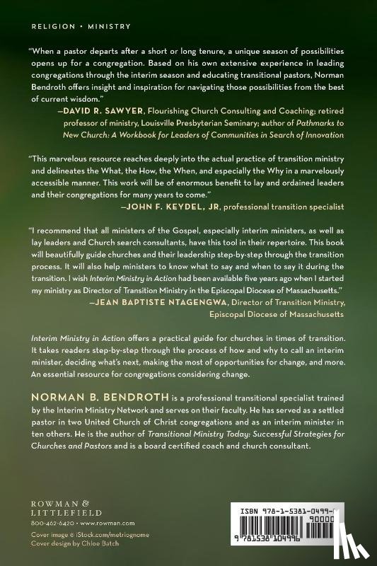 Bendroth, Norman B. - Interim Ministry in Action