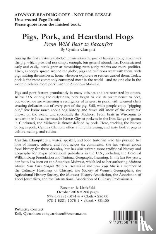 Clampitt, Cynthia - Pigs, Pork, and Heartland Hogs