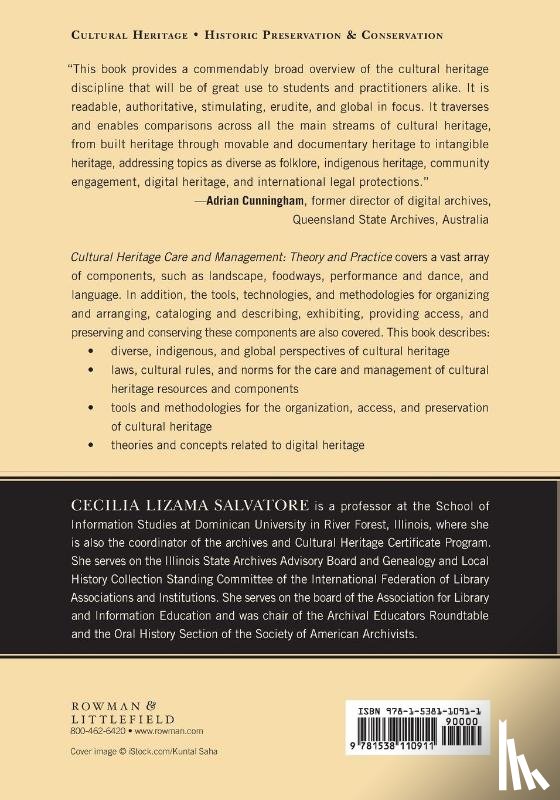  - Cultural Heritage Care and Management