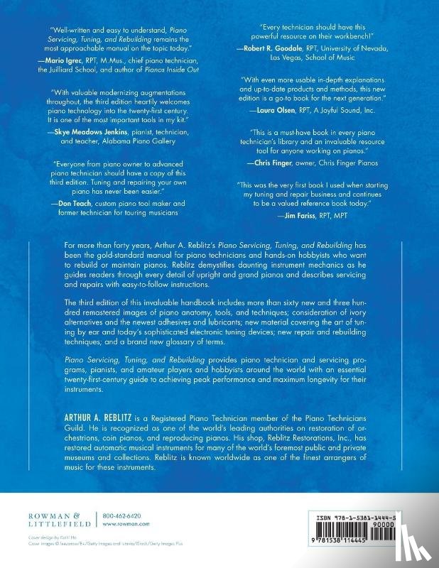 Reblitz, Arthur A. - Piano Servicing, Tuning, and Rebuilding