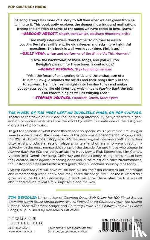 Beviglia, Jim - Playing Back the 80s