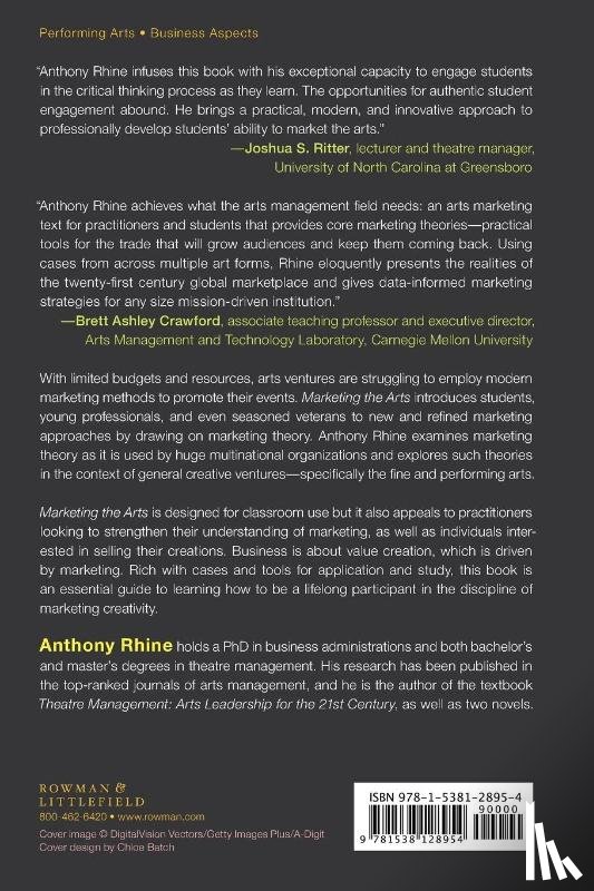 Rhine, Anthony - Marketing the Arts