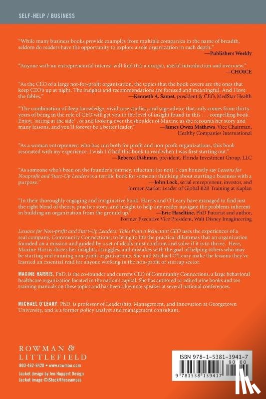 Harris, Maxine, O'Leary, Michael B. - Lessons for Nonprofit and Start-Up Leaders