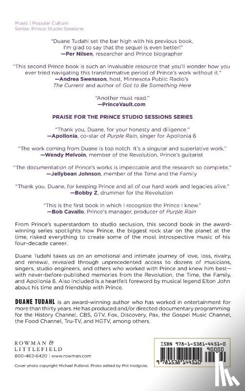 Tudahl, Duane - Prince and the Parade and Sign O' The Times Era Studio Sessions
