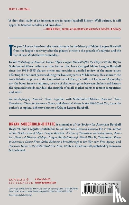 Soderholm-Difatte, Bryan - The Reshaping of America's Game
