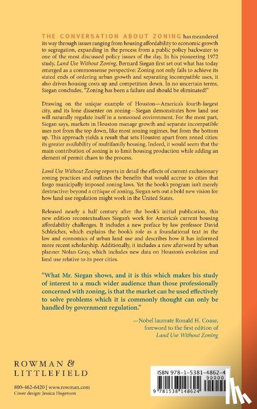 Siegan, Bernard H. - Land Use without Zoning