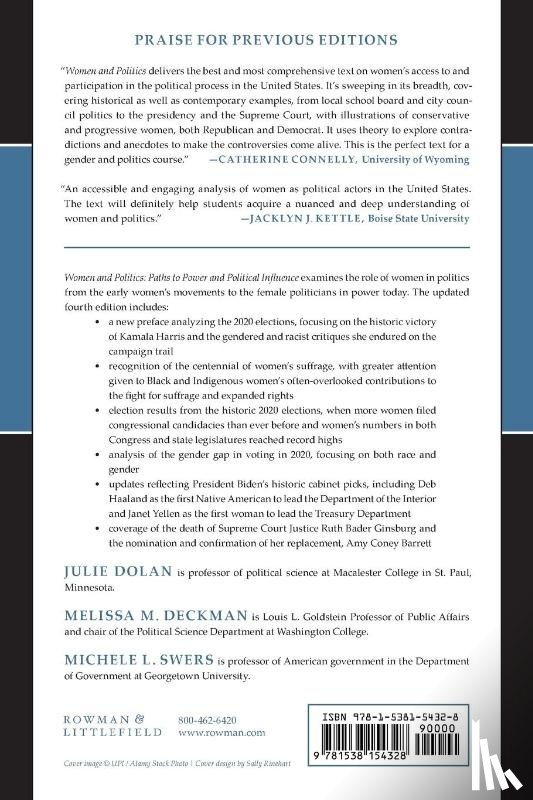 Dolan, Julie, Deckman, Melissa M., Swers, Michele L. - Women and Politics