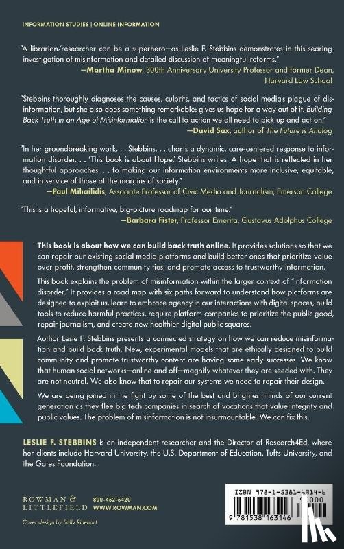 Stebbins, Leslie F. - Building Back Truth in an Age of Misinformation