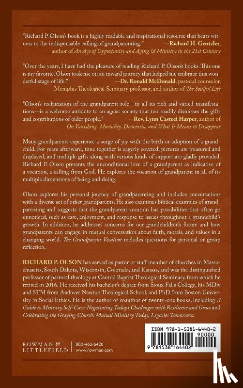 Olson, Richard P. - The Grandparent Vocation