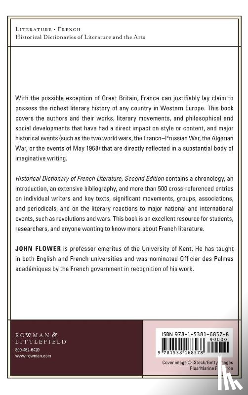 Flower, John - Historical Dictionary of French Literature