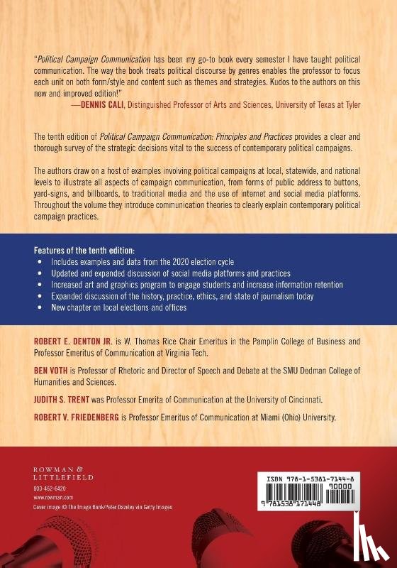 Denton Jr., Robert E., Voth, Ben (Southern Methodist University, Trent, Judith S., Friedenberg, Robert V. - Political Campaign Communication