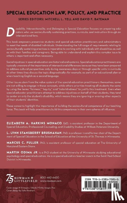 Harkins Monaco, Elizabeth A., Brusnahan, L. Lynn Stansberry, Fuller, Marcus C., Odima, Martin O. - Disability, Intersectionality, and Belonging in Special Education