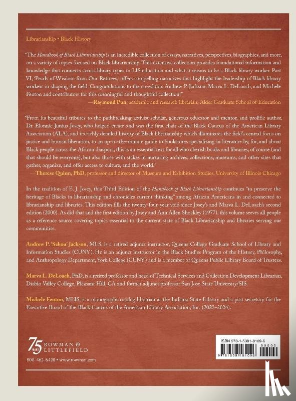  - Handbook of Black Librarianship
