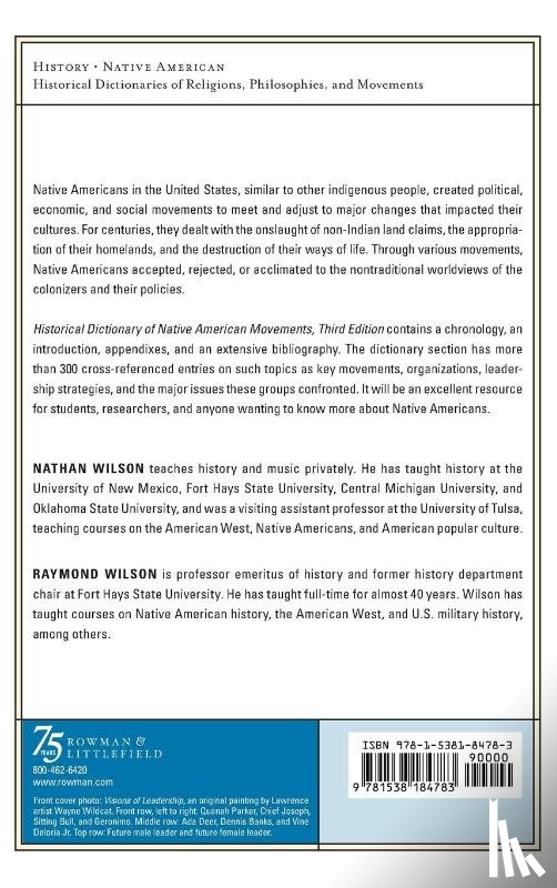 Wilson, Nathan, Wilson, Raymond - Historical Dictionary of Native American Movements