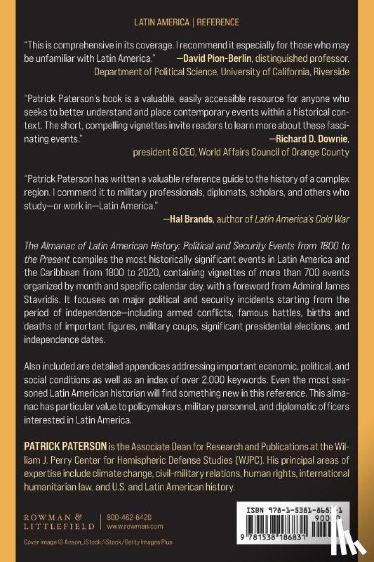 Paterson, Patrick - The Almanac of Latin American History
