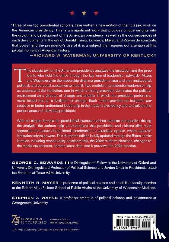 Edwards III, George C., Mayer, Kenneth R., Wayne, Stephen J. - Presidential Leadership