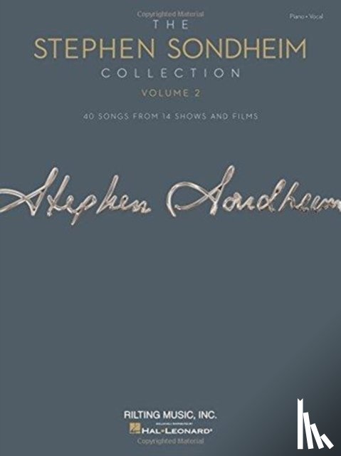 Sondheim, Stephen - The Stephen Sondheim Collection - Volume 2
