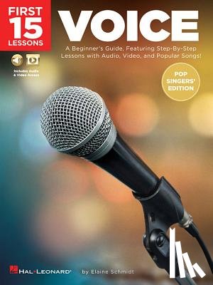 Schmidt, Elaine - First 15 Lessons - Voice (Pop Singers' Edition) Book/Online Audio