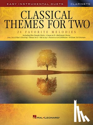 Hal Leonard Corp - Classical Themes for Two Clarinets: Easy Instrumental Duets