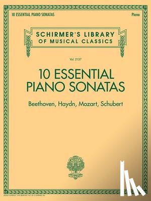 Hal Leonard Publishing Corporation - 10 Essential Piano Sonatas