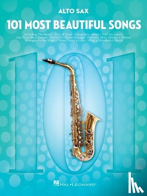Hal Leonard Corp - 101 Most Beautiful Songs for Alto Sax
