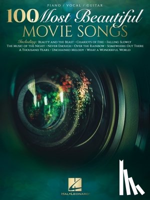 Hal Leonard Corp - 100 Most Beautiful Movie Songs Piano/Vocal/Guitar Songbook