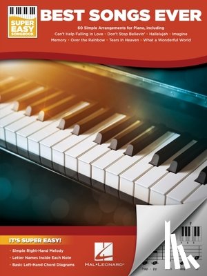 Hal Leonard Corp - Best Songs Ever Super Easy Piano Songbook