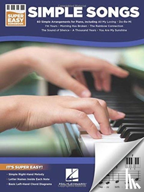Hal Leonard Corp - Simple Songs - Super Easy Songbook