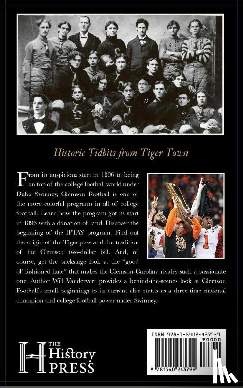 Vandervort, Will - Hidden History of Clemson Football