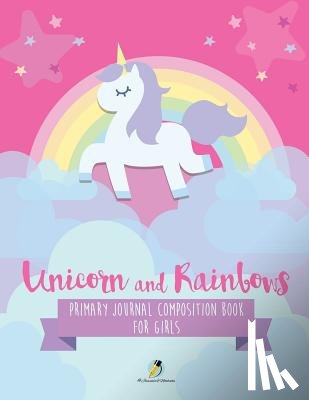 Journals and Notebooks - Unicorn and Rainbows Primary Journal Composition Book for Girls
