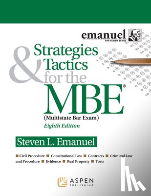 Emanuel, Steven L. - Strategies & Tactics for the MBE