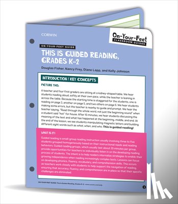 Fisher, Douglas, Frey, Nancy, Lapp, Diane K., Johnson, Kelly - On-Your-Feet Guide: This Is Guided Reading, Grades K-2