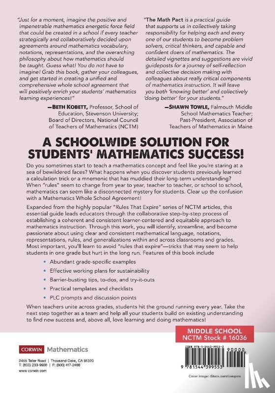 Bush, Sarah B., Karp, Karen S., Dougherty, Barbara J. - The Math Pact, Middle School