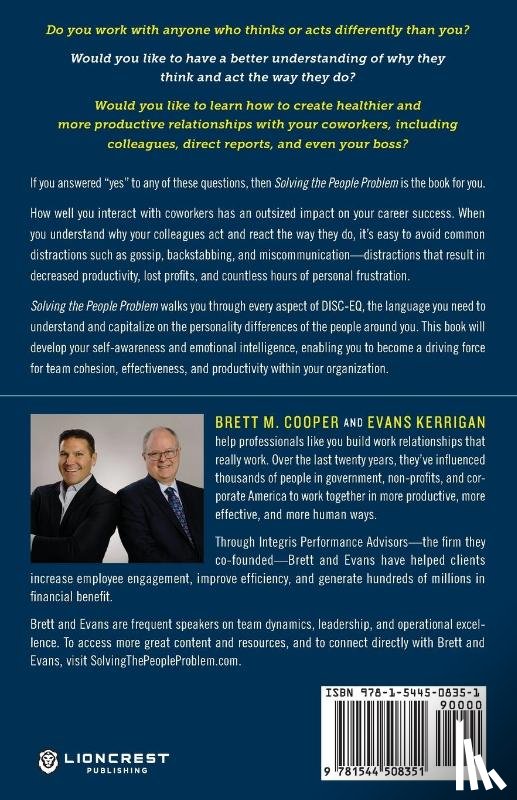 Cooper, Brett M, Kerrigan, Evans - Solving the People Problem