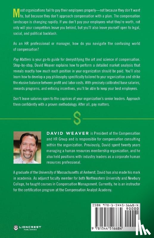 Weaver, David - Pay Matters