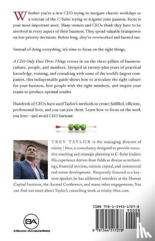 Taylor, Trey - A CEO Only Does Three Things