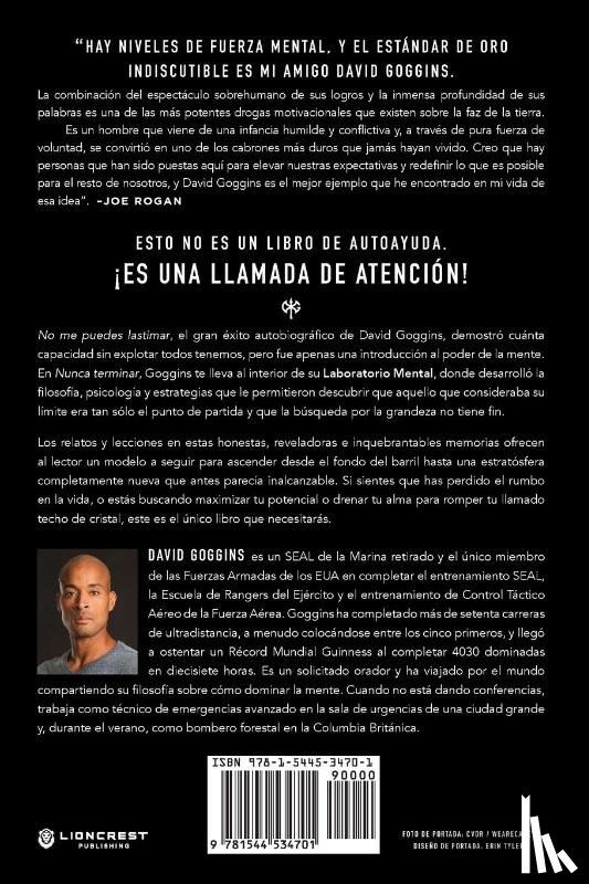 Goggins, David - Nunca terminar