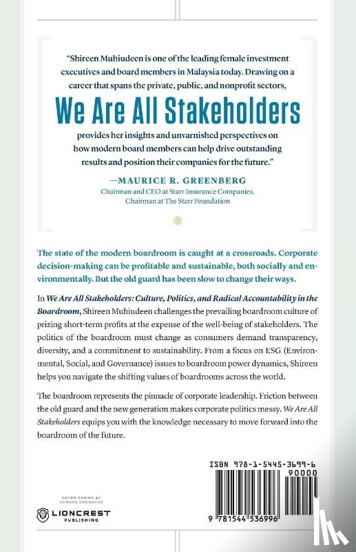 Muhiudeen, Shireen - We Are All Stakeholders
