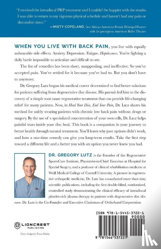 Lutz, Gregory - Heal Your Disc, End Your Pain