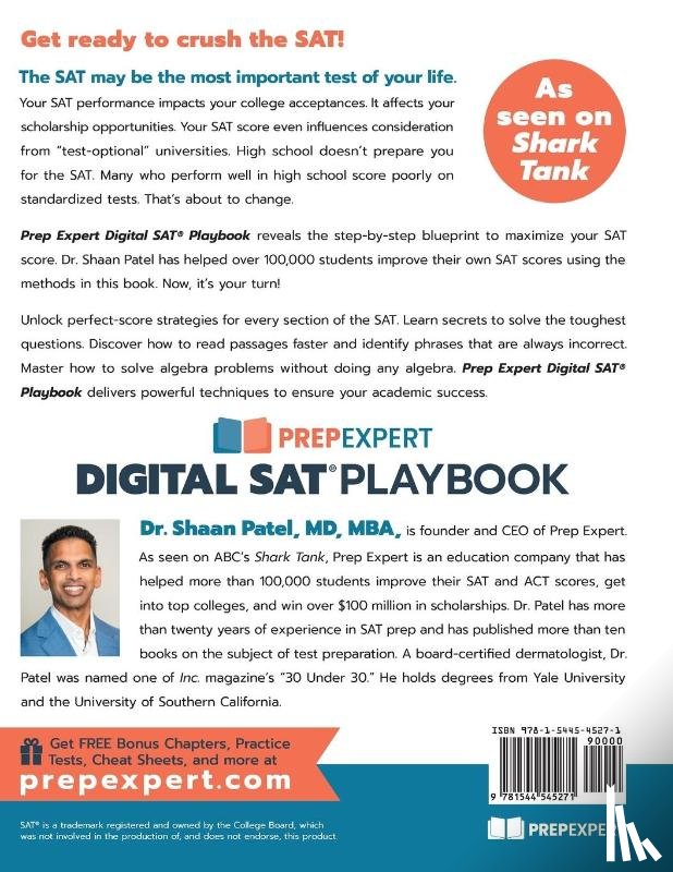 Patel, Shaan - Prep Expert Digital SAT Playbook