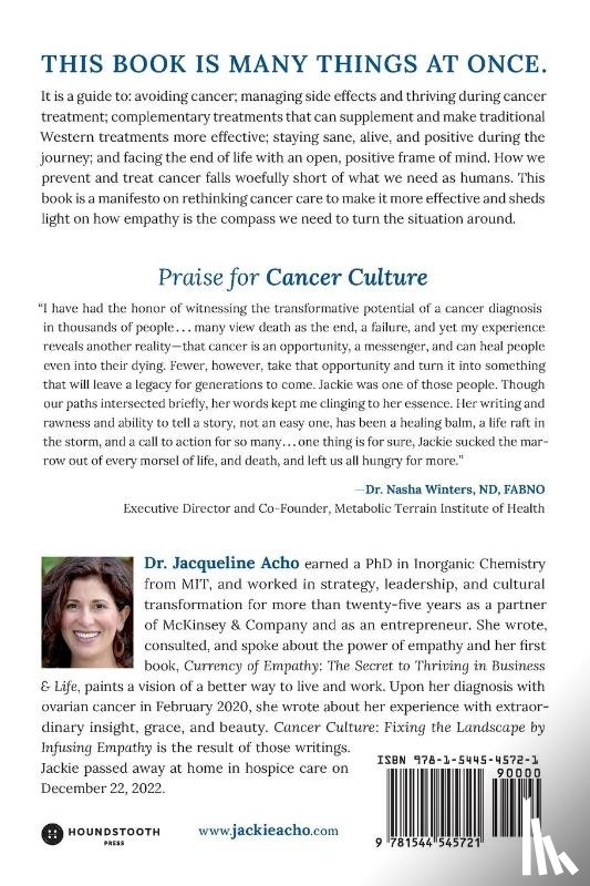 Acho, Jacqueline - Cancer Culture
