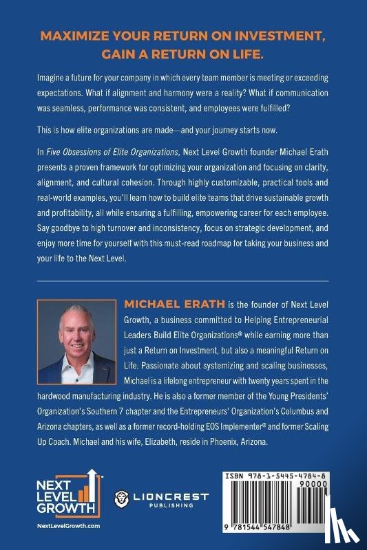 Erath, Michael - Five Obsessions of Elite Organizations