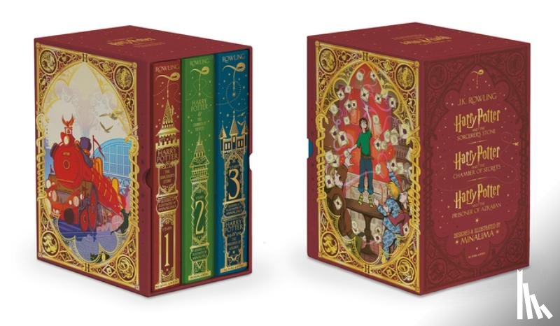 Rowling, J. K. - Harry Potter Books 1-3 Boxed Set (Minalima Edition) (Interactive Illustrated Edition)