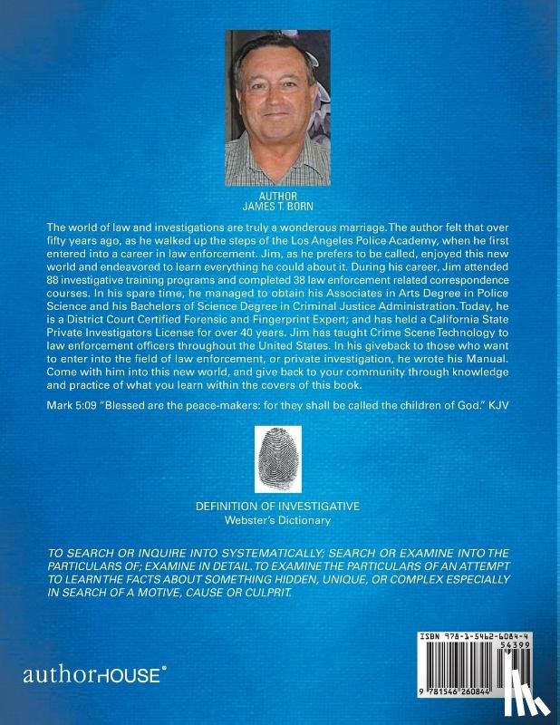 Born, James T - Investigator's Manual