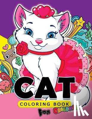 Mindfulness Coloring Artist - Cat Coloring Book For Children: Cute Cat Coloring Patterns for Children and Girls