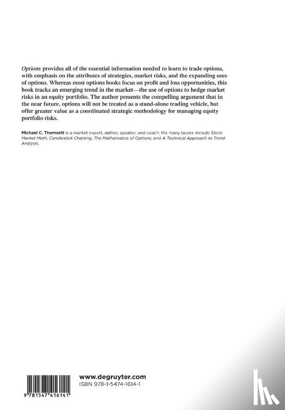Thomsett, Michael C. - Options