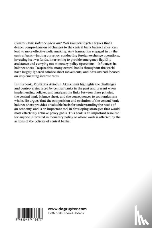 Akinkunmi, Mustapha - Central Bank Balance Sheet and Real Business Cycles