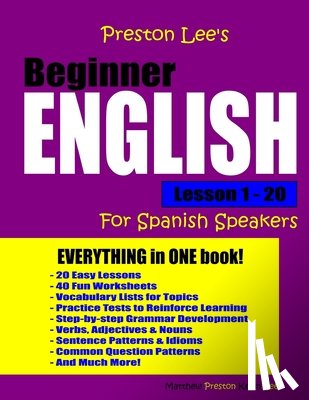 Lee, Kevin - Preston Lee's Beginner English Lesson 1 - 20 For Spanish Speakers