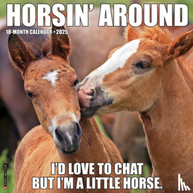 Willow Creek Press - Horsin' Around 2025 12 X 12 Wall Calendar